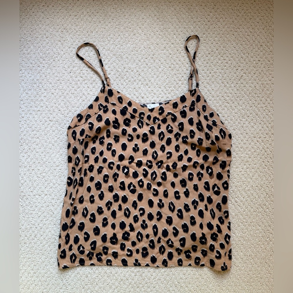 a new day cheetah print tank top blouse